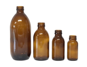 Large Amber Bottles